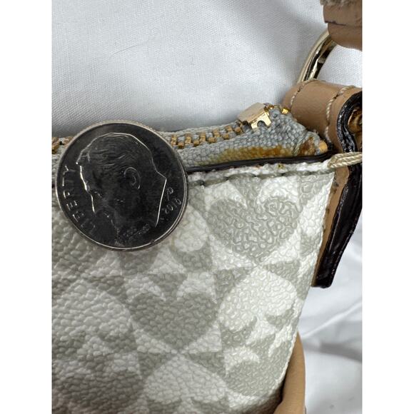 kate spade New York Penn Place Keisha Crossbody Bag, Gray, White - Picture 11 of 12